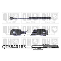 Bonnet Gas Spring QUINTON HAZELL QTS840183 OE Ref 11811869147