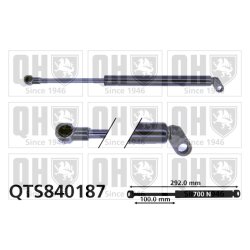 Cargo Area Gas Spring QUINTON HAZELL QTS840187 OE Ref 51248171480 QUINTON HAZELL
