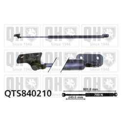 Cargo Area Gas Spring QUINTON HAZELL QTS840210 OE Ref 8396043012