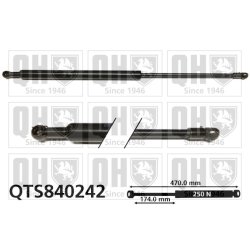 Cargo Area Gas Spring QUINTON HAZELL QTS840242 OE Ref MB264532