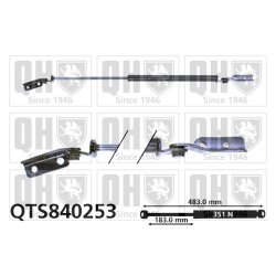 Cargo Area Gas Spring QUINTON HAZELL QTS840253 OE Ref 904500N000