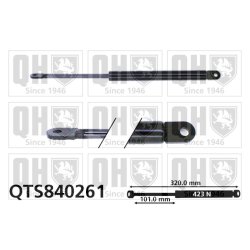 Bonnet Gas Spring QUINTON HAZELL QTS840261 OE Ref 91151133100