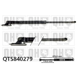 Cargo Area Gas Spring QUINTON HAZELL QTS840279 OE Ref 6895080105