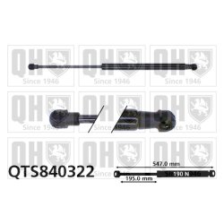 Rear Window Gas Spring QUINTON HAZELL QTS840322