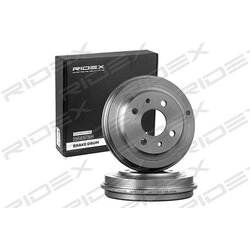 Tambour de frein RIDEX 123B0025 pour FIAT 46448407 RIDEX