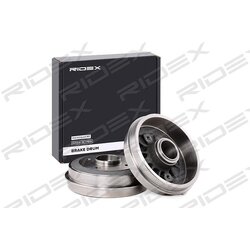 Tambour de frein RIDEX 123B0070 pour PEUGEOT, CITROËN, DALLAS 95637178 RIDEX