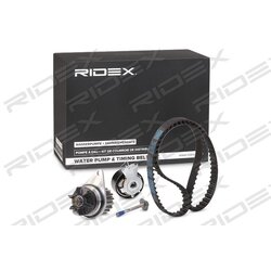 Kit de courroie de distribution et pompe à eau 3096W0021 pour PEUGEOT, CITROËN, FIAT 0816.F2 RIDEX
