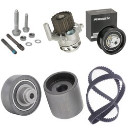 Water Pump Timing Belt Kit RIDEX 3096W0166 OE Ref 036109244K