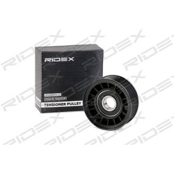 Poulie tendeuse de courroie striée RIDEX 310T0184 pour FORD, VOLVO 1 127 103 RIDEX