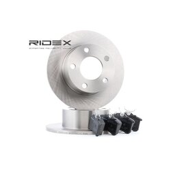 Kit de disques de frein RIDEX 3405B0004 pour VW, AUDI, SKODA 47864