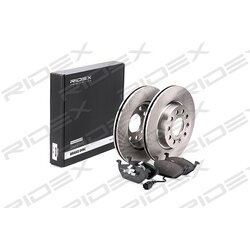 Kit de disques de frein RIDEX 3405B0008 pour VW, SEAT, SKODA, AUDI 47832 RIDEX