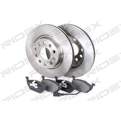 Kit de disques de frein RIDEX 3405B0008 pour VW, SEAT, SKODA, AUDI 47832 RIDEX