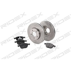 Kit de disques de frein RIDEX 3405B0015 pour FORD, VOLVO 47644 RIDEX