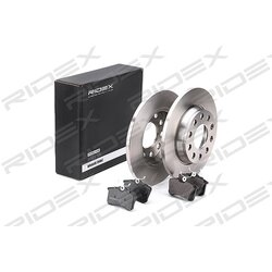 Kit de disques de frein RIDEX 3405B0018 pour AUDI, VW, SEAT 47903 RIDEX