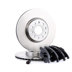 Kit de disques de frein RIDEX 3405B0020 pour VW, SKODA, AUDI, SEAT 47833