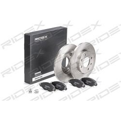 Kit de disques de frein RIDEX 3405B0027 pour PEUGEOT, CITROËN 47351 RIDEX