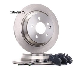 Kit de disques de frein RIDEX 3405B0033 pour MERCEDES 47915