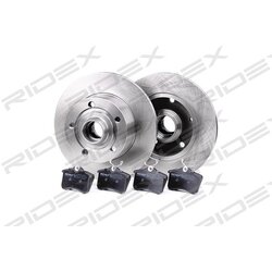 Kit de disques de frein RIDEX 3405B0035 pour AUDI 47865 RIDEX