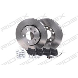 Kit de disques de frein RIDEX 3405B0037 pour VW 47780 RIDEX