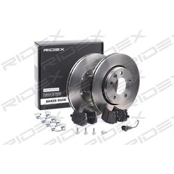 Kit de disques de frein RIDEX 3405B0037 pour VW 47780 RIDEX