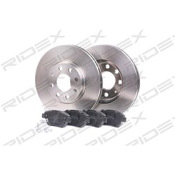Kit de disques de frein RIDEX 3405B0045 pour VAUXHALL 15 15 074 RIDEX