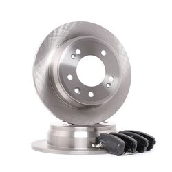 Kit de disques de frein RIDEX 3405B0066 pour KIA, HYUNDAI 47609