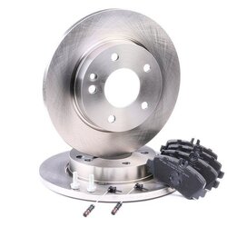 Kit de disques de frein RIDEX 3405B0067 pour Mercedes Classe A