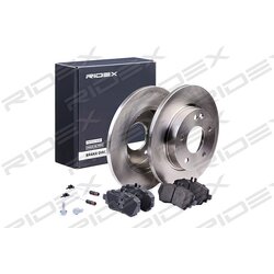 Kit de disques de frein RIDEX 3405B0067 pour Mercedes Classe A RIDEX