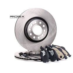Kit de disques de frein RIDEX 3405B0070 pour AUDI, VW, SEAT, SKODA 47899