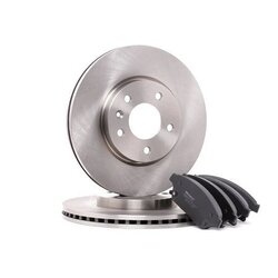 Kit de disques de frein RIDEX 3405B0075 pour VAUXHALL, CHEVROLET 1605272