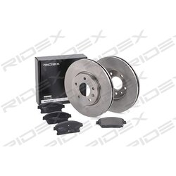 Kit de disques de frein RIDEX 3405B0075 pour VAUXHALL, CHEVROLET 1605272 RIDEX