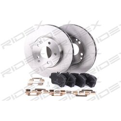 Kit de disques de frein RIDEX 3405B0077 pour MERCEDES 47804 RIDEX