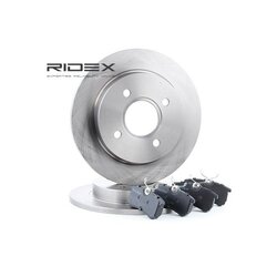 Kit de disques de frein RIDEX 3405B0078 pour FORD 47656