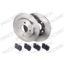 Kit de disques de frein RIDEX 3405B0078 pour FORD 47656 RIDEX