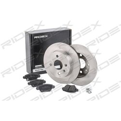 Kit de disques de frein RIDEX 3405B0081 pour VAUXHALL, CHEVROLET 640.4210.00 RIDEX