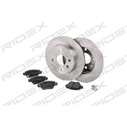 Kit de disques de frein RIDEX 3405B0081 pour VAUXHALL, CHEVROLET 640.4210.00 RIDEX