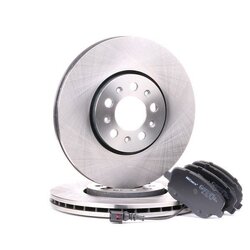 Kit de disques de frein RIDEX 3405B0084 pour SKODA, SEAT, VW 47900