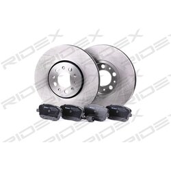 Kit de disques de frein RIDEX 3405B0084 pour SKODA, SEAT, VW 47900 RIDEX