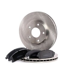 Kit de disques de frein RIDEX 3405B0086 pour NISSAN X-TRAIL