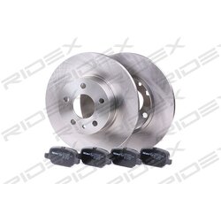 Kit de disques de frein RIDEX 3405B0089 pour ALFA ROMEO, LANCIA, FIAT 47017 RIDEX