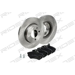 Kit de disques de frein RIDEX 3405B0091 pour VW, SEAT, CHERY 47851 RIDEX