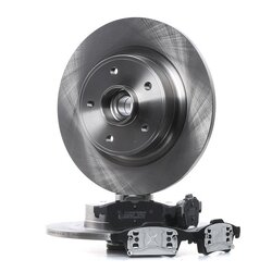 Kit de disques de frein RIDEX 3405B0124 pour RENAULT LAGUNA