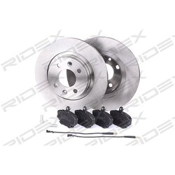 Kit de disques de frein RIDEX 3405B0125 pour DACIA, RENAULT, LADA 47164 RIDEX