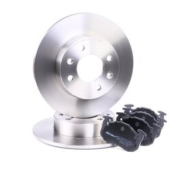 Kit de disques de frein RIDEX 3405B0128 pour RENAULT 47157