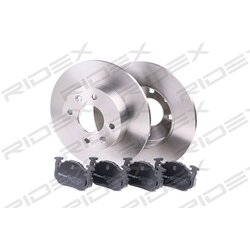 Kit de disques de frein RIDEX 3405B0128 pour RENAULT 47157 RIDEX