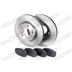 Kit de disques de frein RIDEX 3405B0130 pour KIA, HYUNDAI 47554 RIDEX