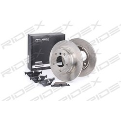 Kit de disques de frein RIDEX 3405B0134 pour BMW Série 3 RIDEX