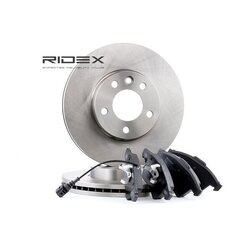 Kit de disques de frein RIDEX 3405B0137 pour VW 47776
