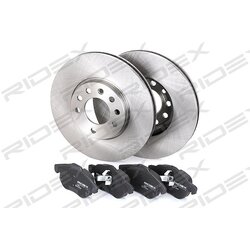 Kit de disques de frein RIDEX 3405B0138 pour SAAB, VAUXHALL, CADILLAC, FIAT RIDEX