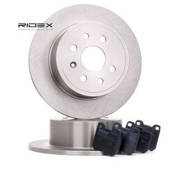 Kit de disques de frein RIDEX 3405B0141 pour VAUXHALL VECTRA